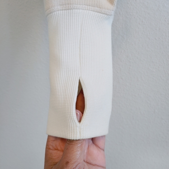 Sweaty Betty X Halle Berry Nakano Waffle Hoodie Sz L Athleisure Colorblock - Picture 3 of 13